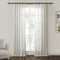 Ron Linen Cotton Herringbone Curtain Soft Top TWOPAGES