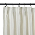 Ron Linen Cotton Herringbone Curtain Pleated TWOPAGES