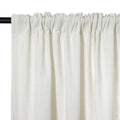 Ron Linen Cotton Herringbone Curtain Soft Top TWOPAGES