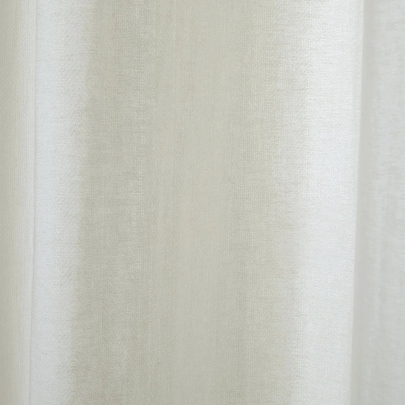 Ron Linen Cotton Herringbone Curtain Pleated TWOPAGES
