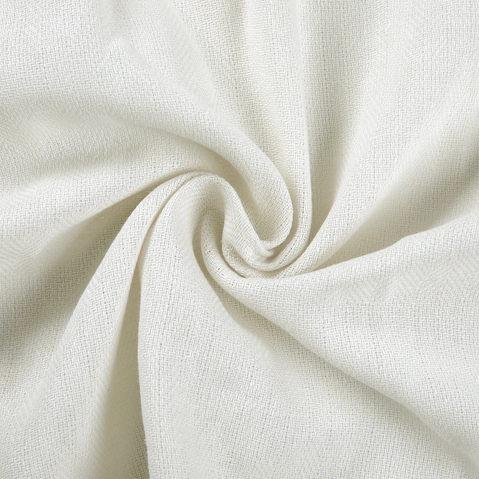 Ron Linen Cotton Herringbone Curtain Soft Top TWOPAGES
