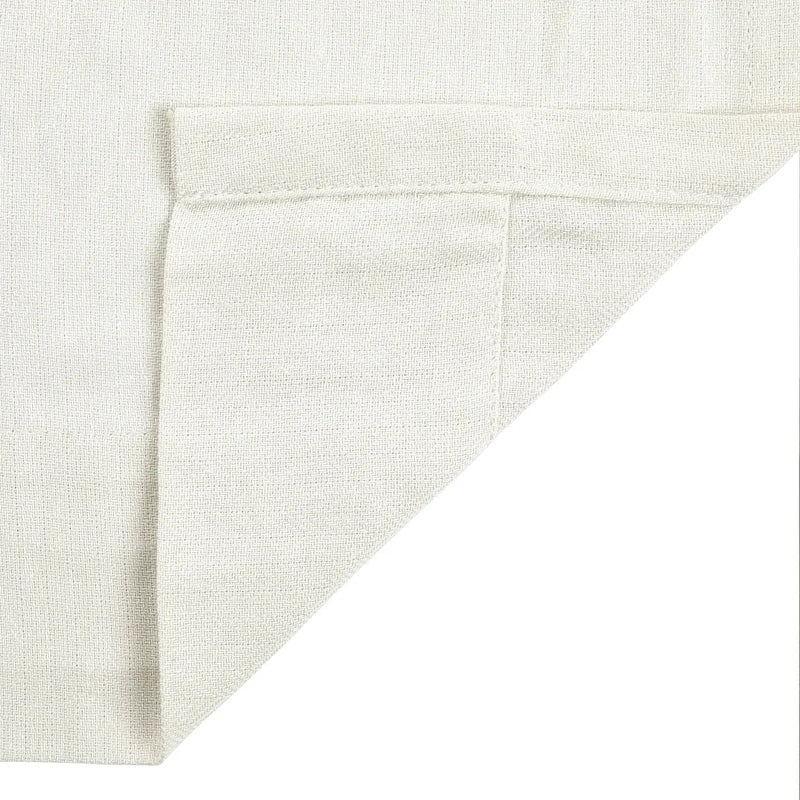 Ron Linen Cotton Herringbone Curtain Pleated TWOPAGES