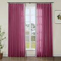 Liz Linen Curtains with Border Trim (Sold per Pair) TWOPAGES
