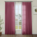 Liz Linen Curtains with Border Trim (Sold per Pair) TWOPAGES