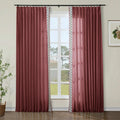 Liz Linen Curtains with Border Trim (Sold per Pair) TWOPAGES