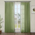 Liz Linen Curtains with Border Trim (Sold per Pair) TWOPAGES