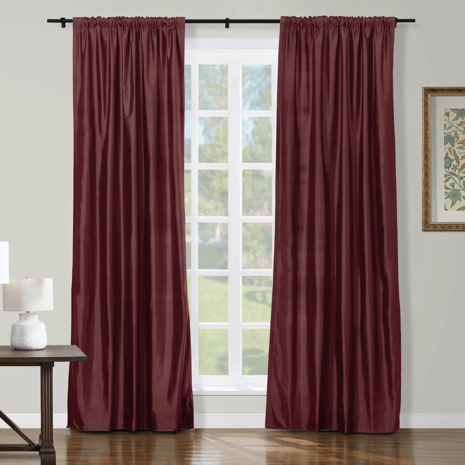 Selman Dupioni Silk Curtain Soft Top TWOPAGES