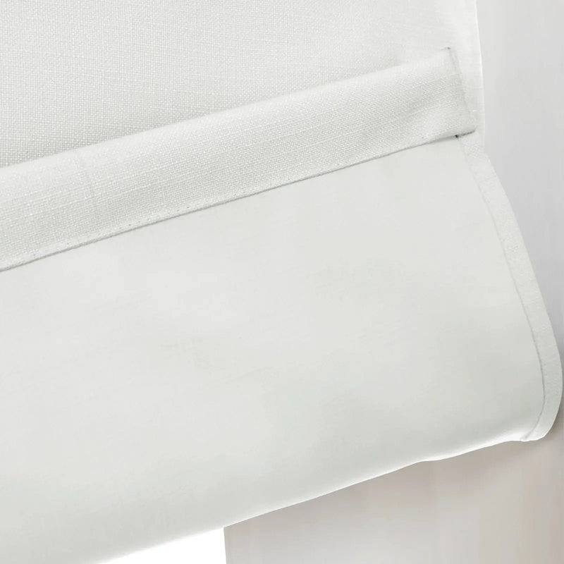 Patti Belgian Linen Cordless Roman Shade TWOPAGES