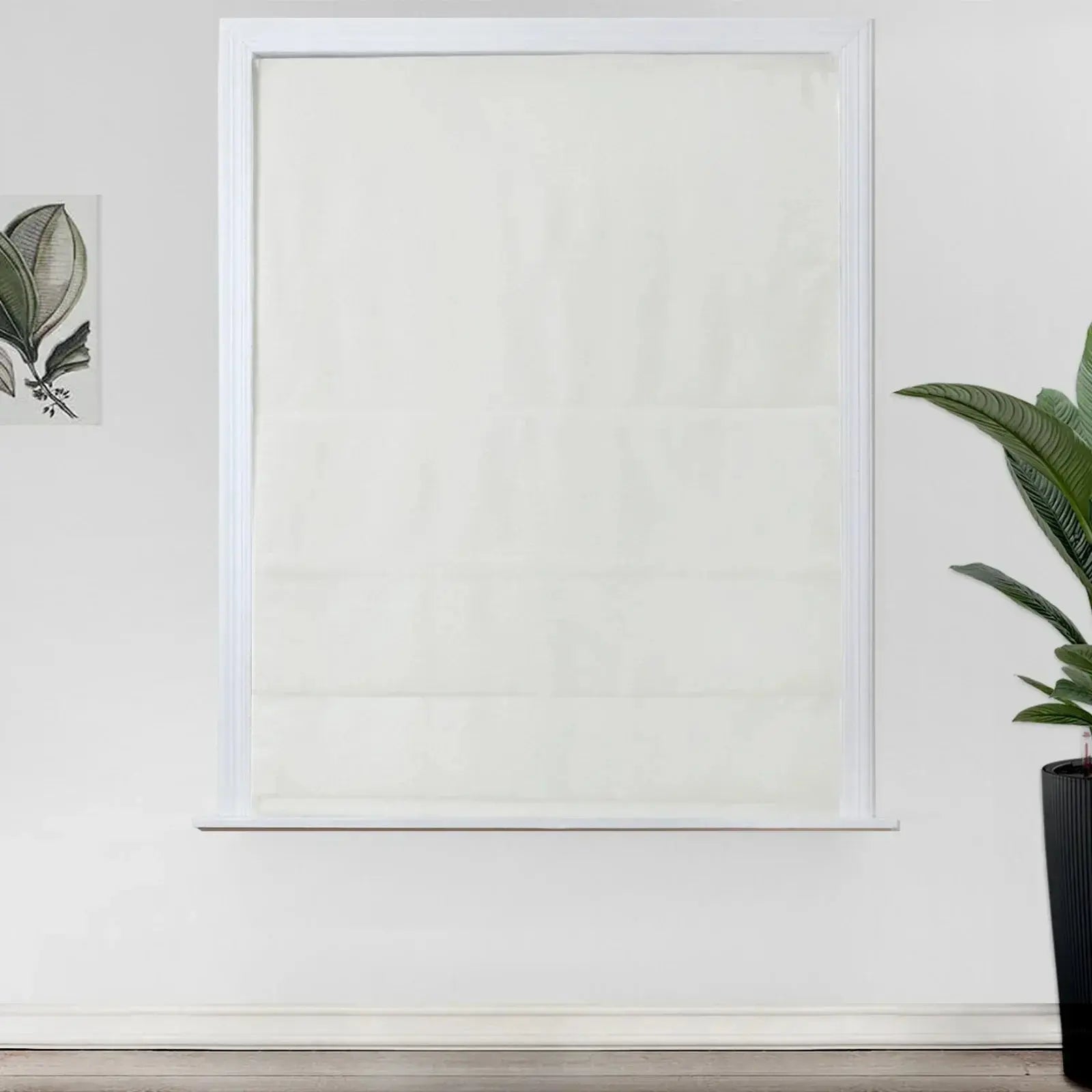 Kyla Linen Blend Roman Shade Cordless TWOPAGES