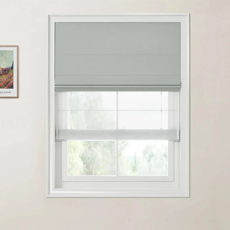 Choose Colour of Dual Layers Andy Day Night Cordless Roman Shade