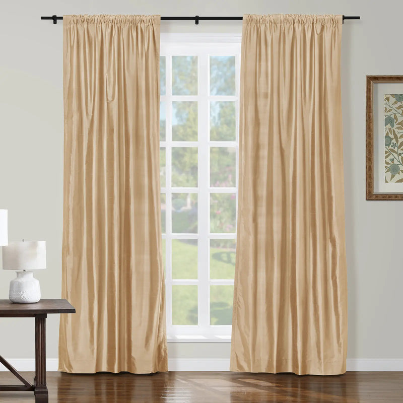 Selman Dupioni Silk Curtain Soft Top TWOPAGES