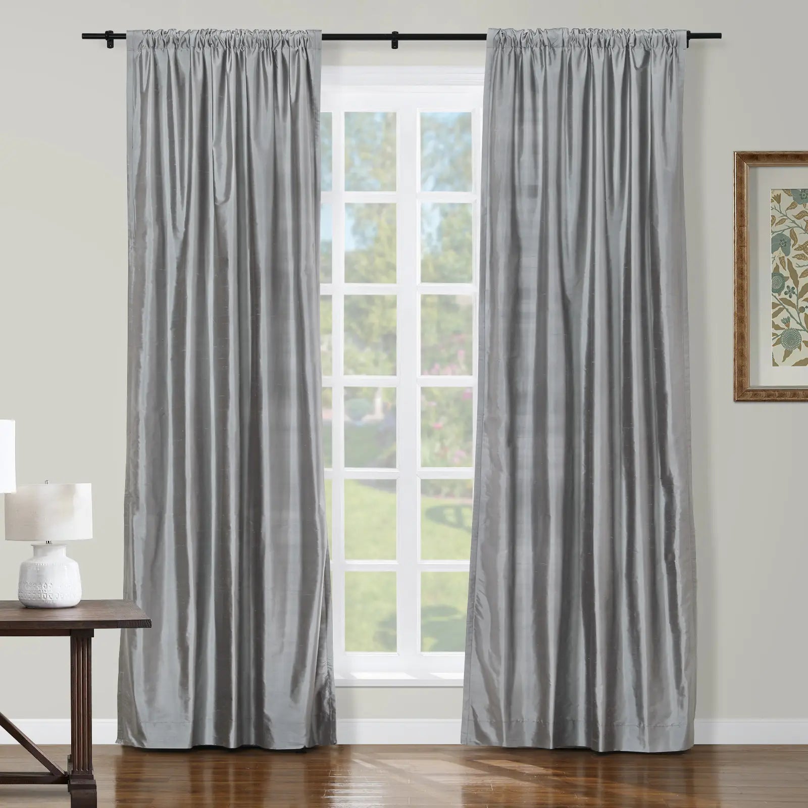 Selman Dupioni Silk Curtain Soft Top TWOPAGES