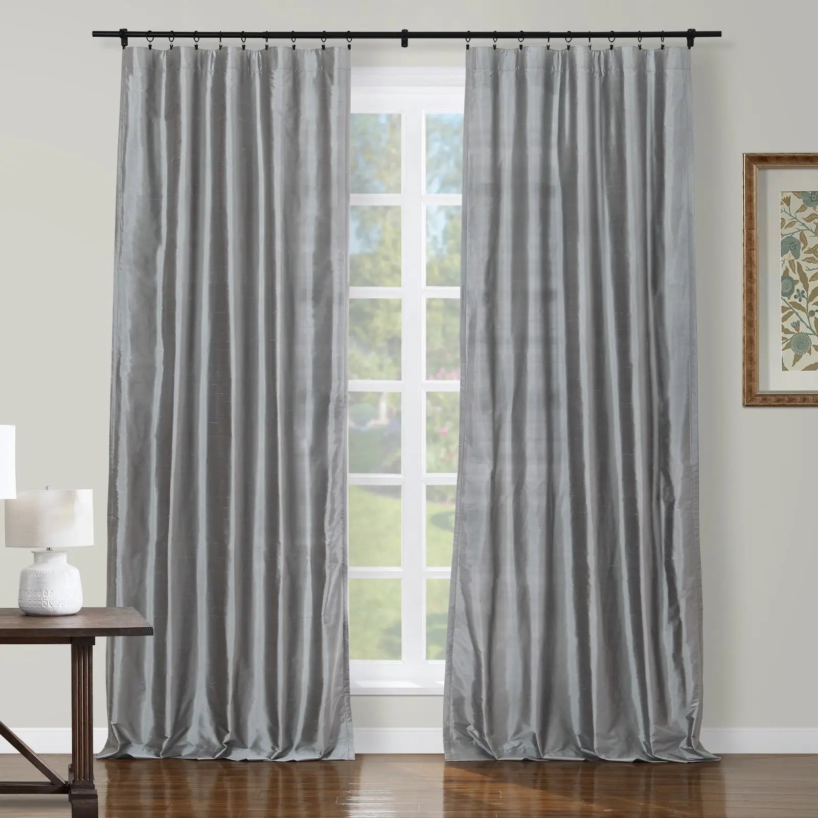 Selman Dupioni Silk Curtain Soft Top TWOPAGES