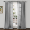 Ron Linen Cotton Herringbone Curtain Pleated TWOPAGES