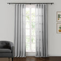 Ron Linen Cotton Herringbone Curtain Soft Top TWOPAGES