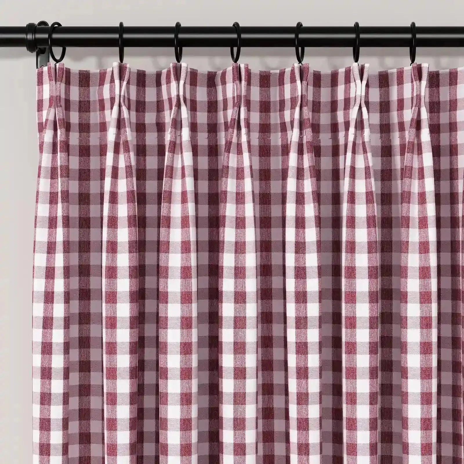 Celia Striped Plaid Curtain?-TWOPAGES