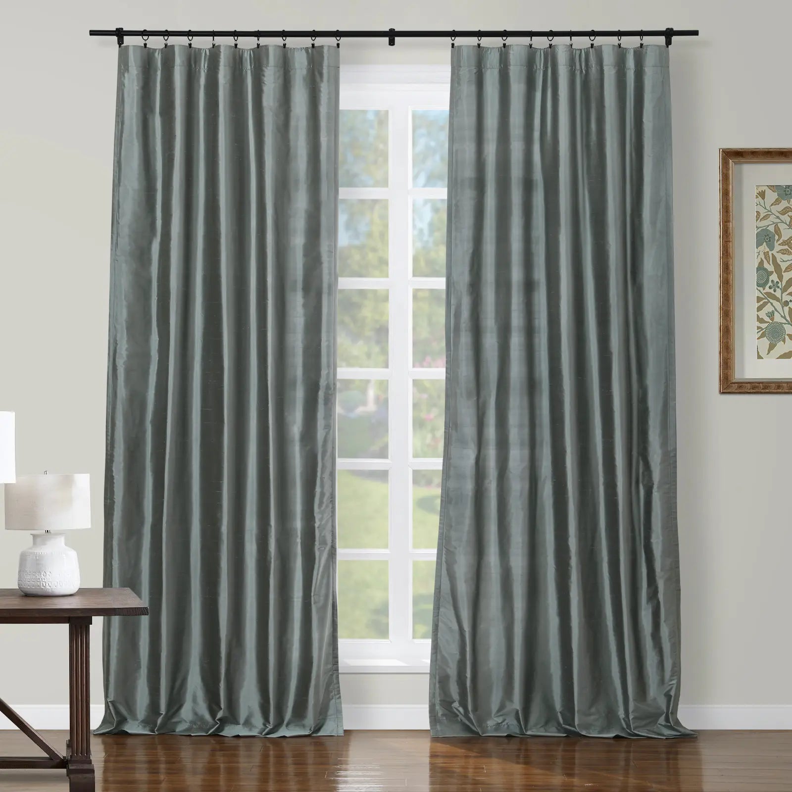 Selman Dupioni Silk Curtain Soft Top TWOPAGES
