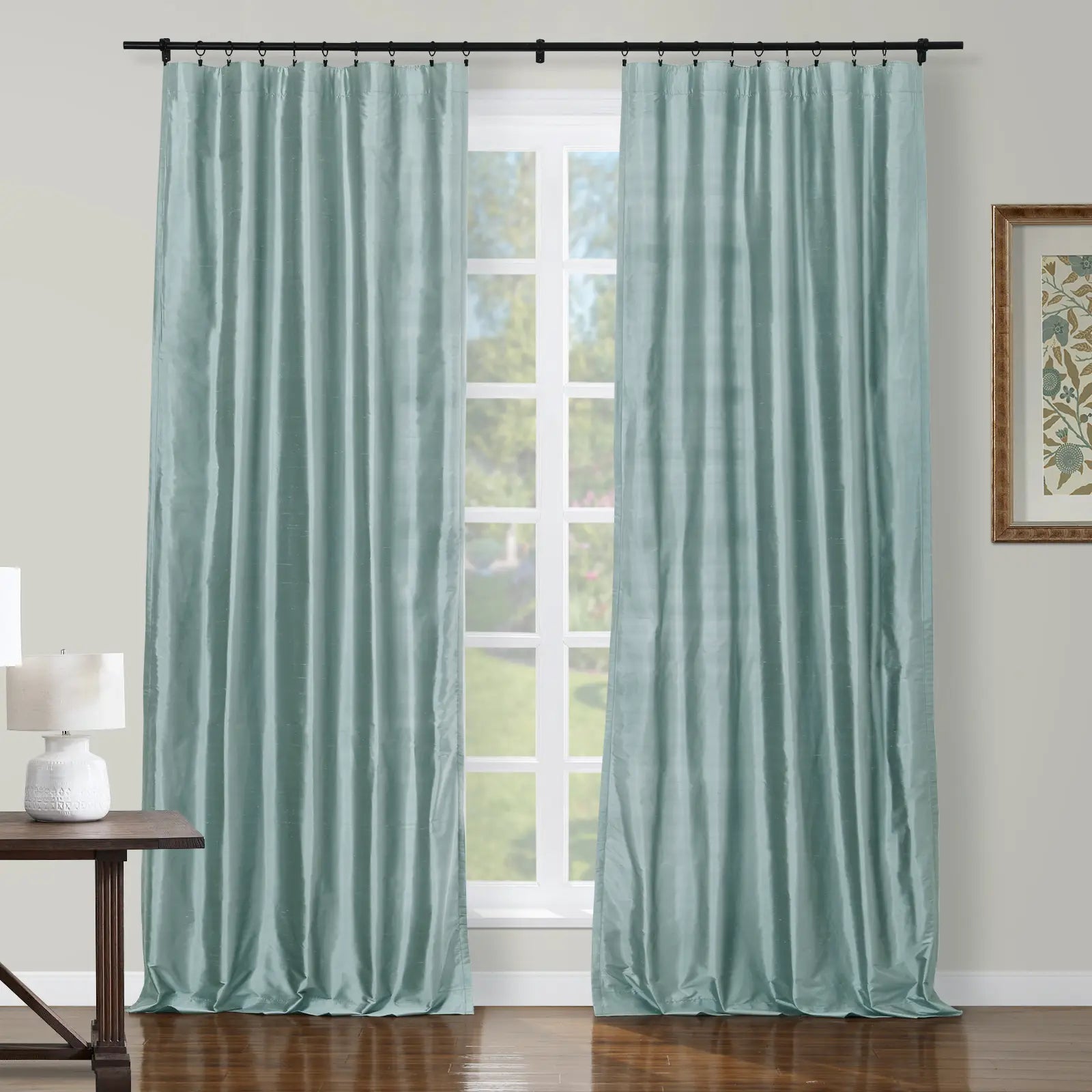 Selman Dupioni Silk Curtain Soft Top TWOPAGES