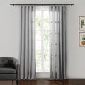 Ron Linen Cotton Herringbone Curtain Soft Top TWOPAGES