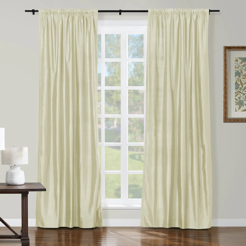 Selman Dupioni Silk Curtain Soft Top TWOPAGES