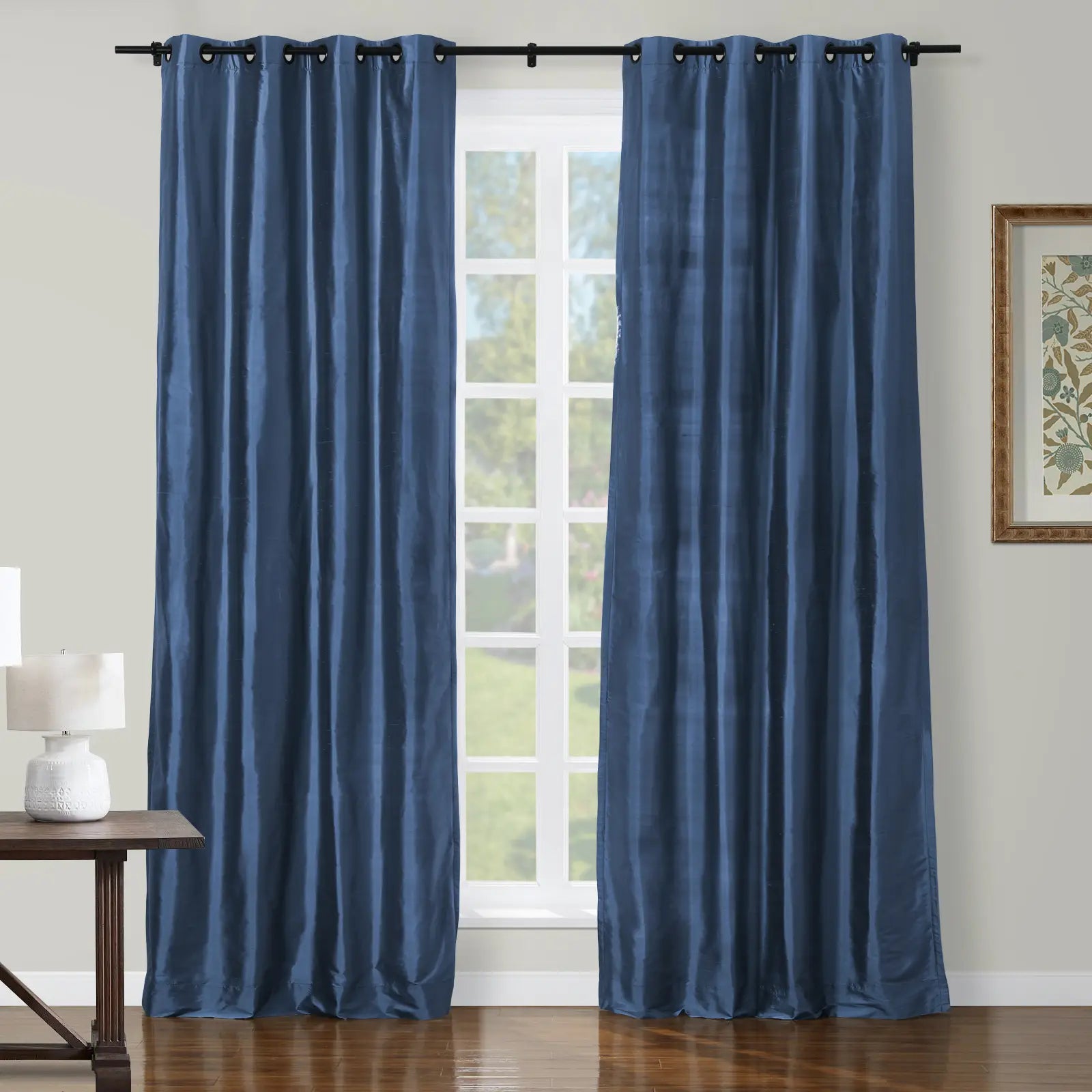 Selman Dupioni Silk Curtain Grommet TWOPAGES