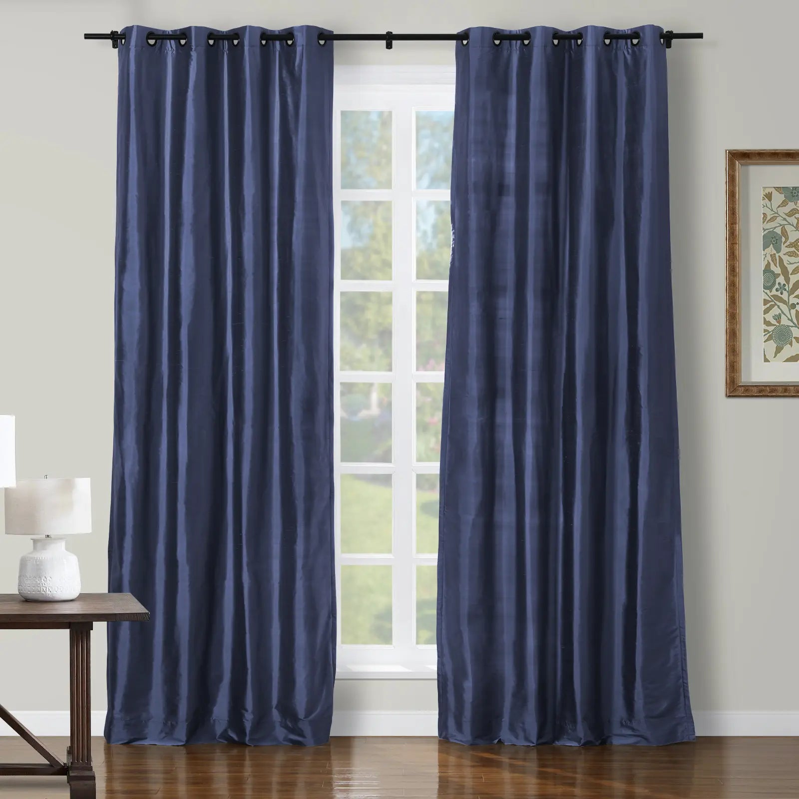 Selman Dupioni Silk Curtain Grommet TWOPAGES