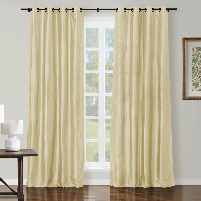 Selman Dupioni Silk Curtain Grommet TWOPAGES