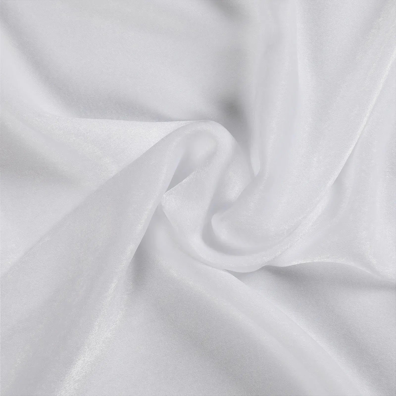 Florida Embossed White Semi Sheer Curtain Pleated TWOPAGES