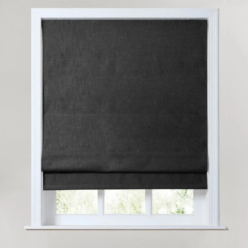 Kyla Linen Blend Roman Shade Cordless TWOPAGES