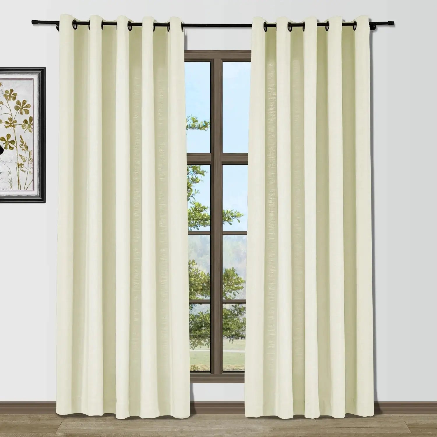 Isabella Heavyweight Polyester Cotton Blend Drapery Grommet TWOPAGES