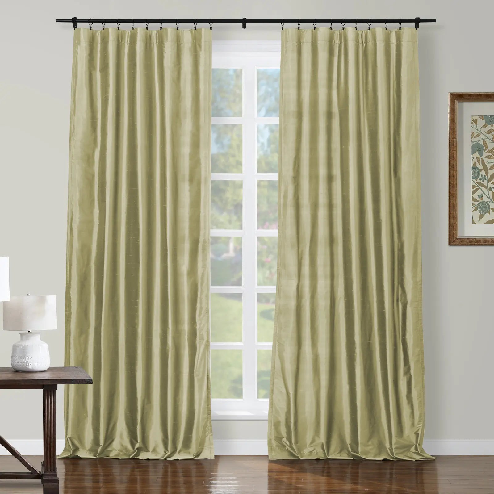 Selman Dupioni Silk Curtain Soft Top TWOPAGES