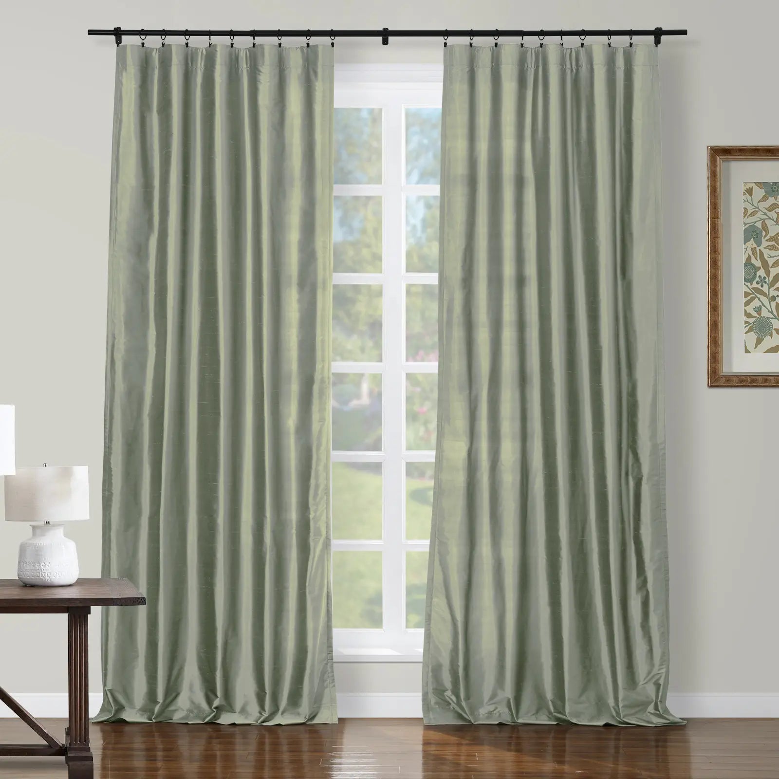 Selman Dupioni Silk Curtain Soft Top TWOPAGES