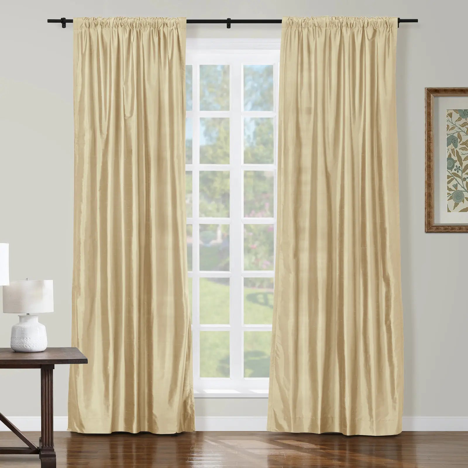 Selman Dupioni Silk Curtain Soft Top TWOPAGES
