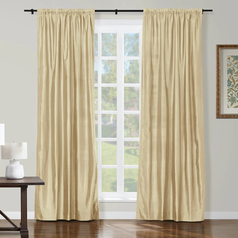 Selman Dupioni Silk Curtain Soft Top TWOPAGES