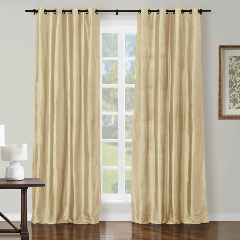 Selman Dupioni Silk Curtain Grommet TWOPAGES