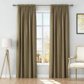 Stefana Silber Print Linen Curtain Drapery Soft Top TWOPAGES