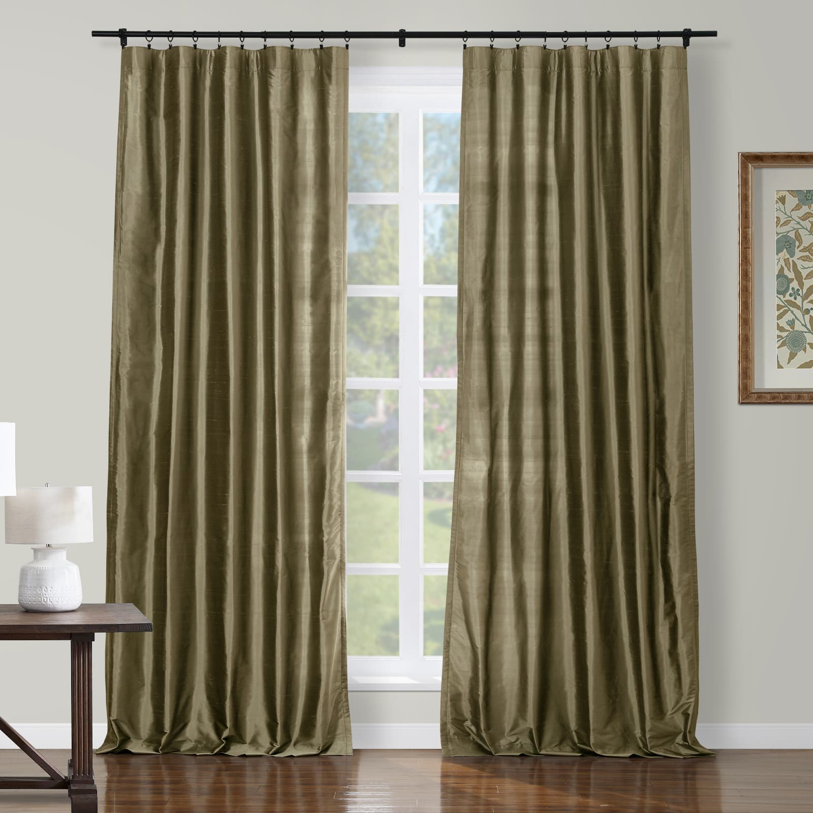Selman Dupioni Silk Curtain Soft Top TWOPAGES