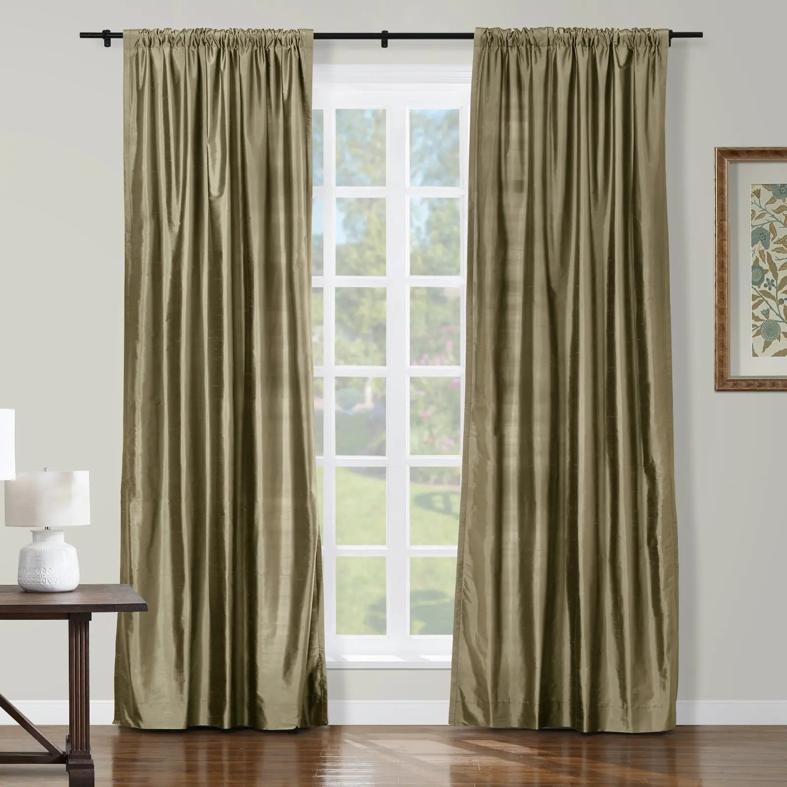 Selman Dupioni Silk Curtain Soft Top TWOPAGES