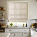 Jawara Linen Cotton Roman Shade Cord Lift -TWOPAGES
