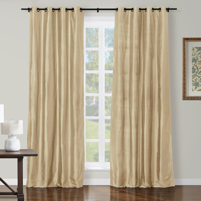 Selman Dupioni Silk Curtain Grommet TWOPAGES