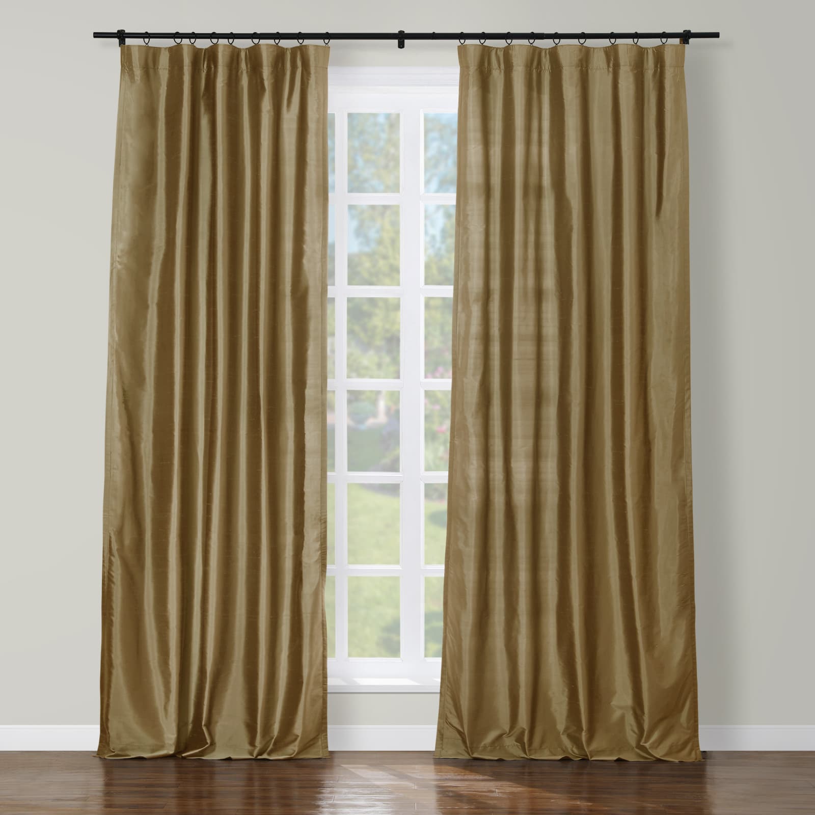 Selman Dupioni Silk Curtain Soft Top TWOPAGES