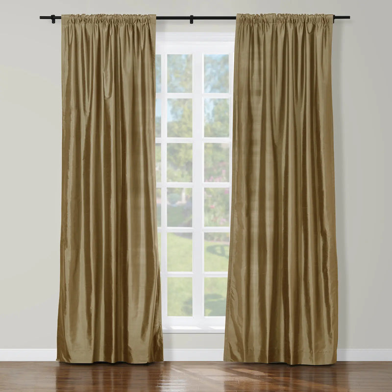 Selman Dupioni Silk Curtain Soft Top TWOPAGES