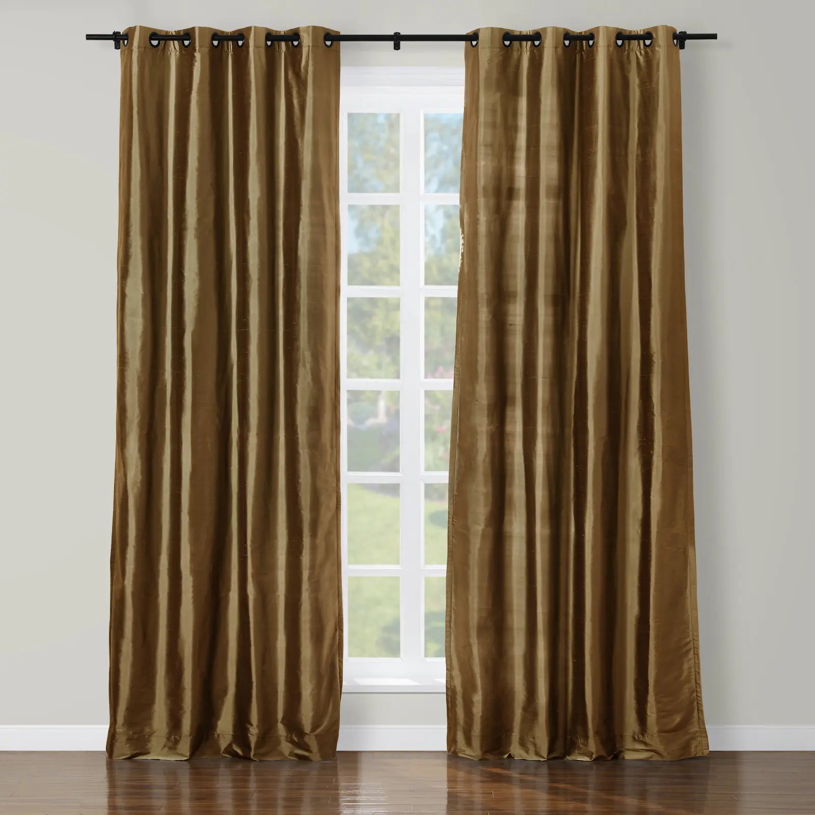 Selman Dupioni Silk Curtain Grommet TWOPAGES