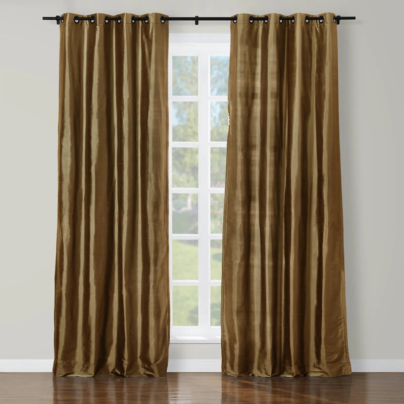 Selman Dupioni Silk Curtain Grommet TWOPAGES