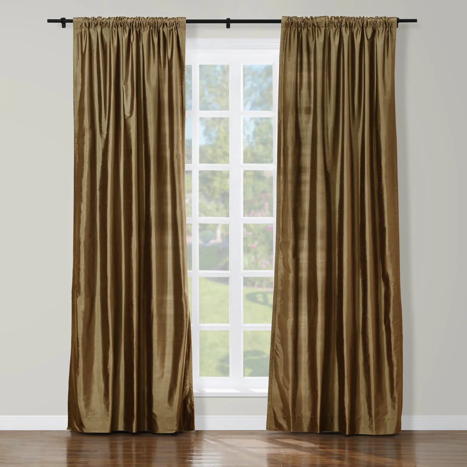 Selman Dupioni Silk Curtain Soft Top TWOPAGES