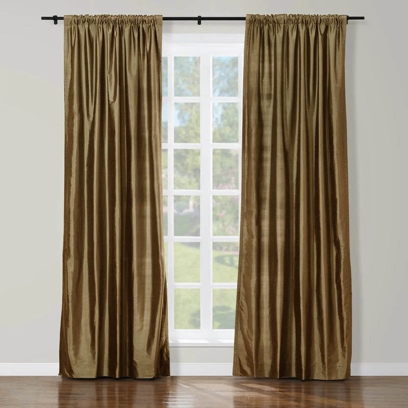Selman Dupioni Silk Curtain Soft Top TWOPAGES
