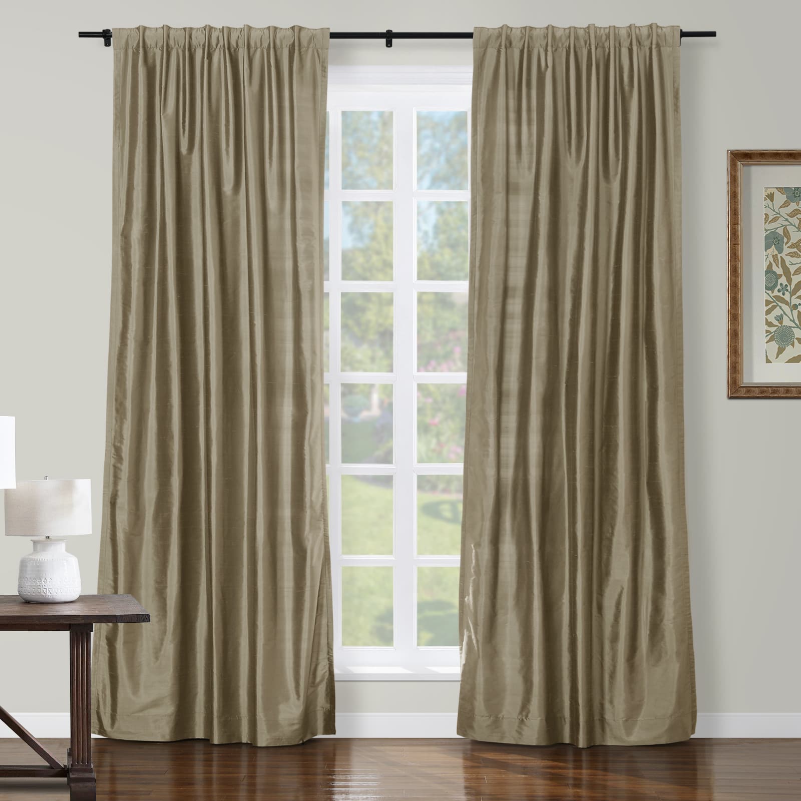 Selman Dupioni Silk Curtain Soft Top TWOPAGES