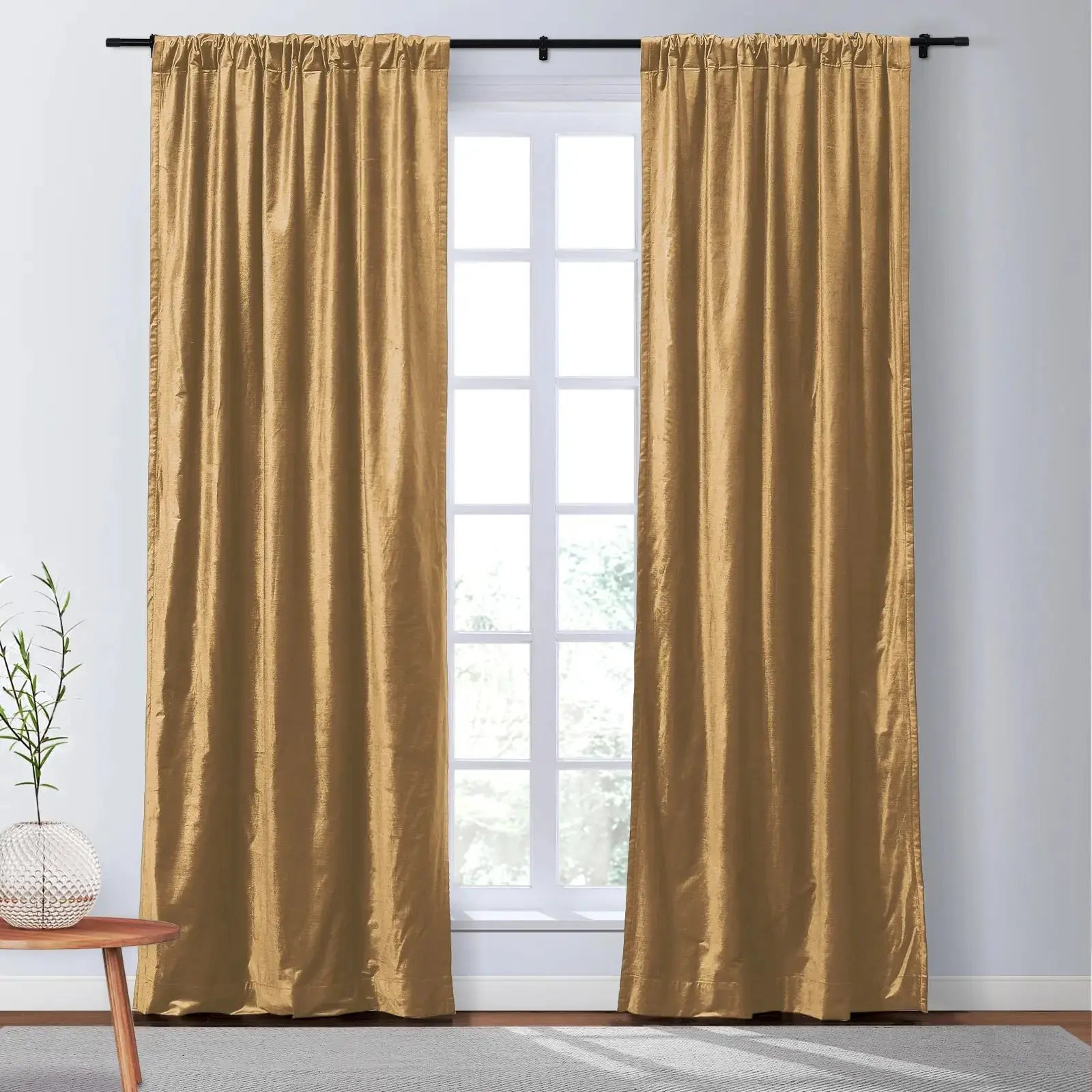 Veda Luster Cotton Velvet Drapery Soft Top TWOPAGES