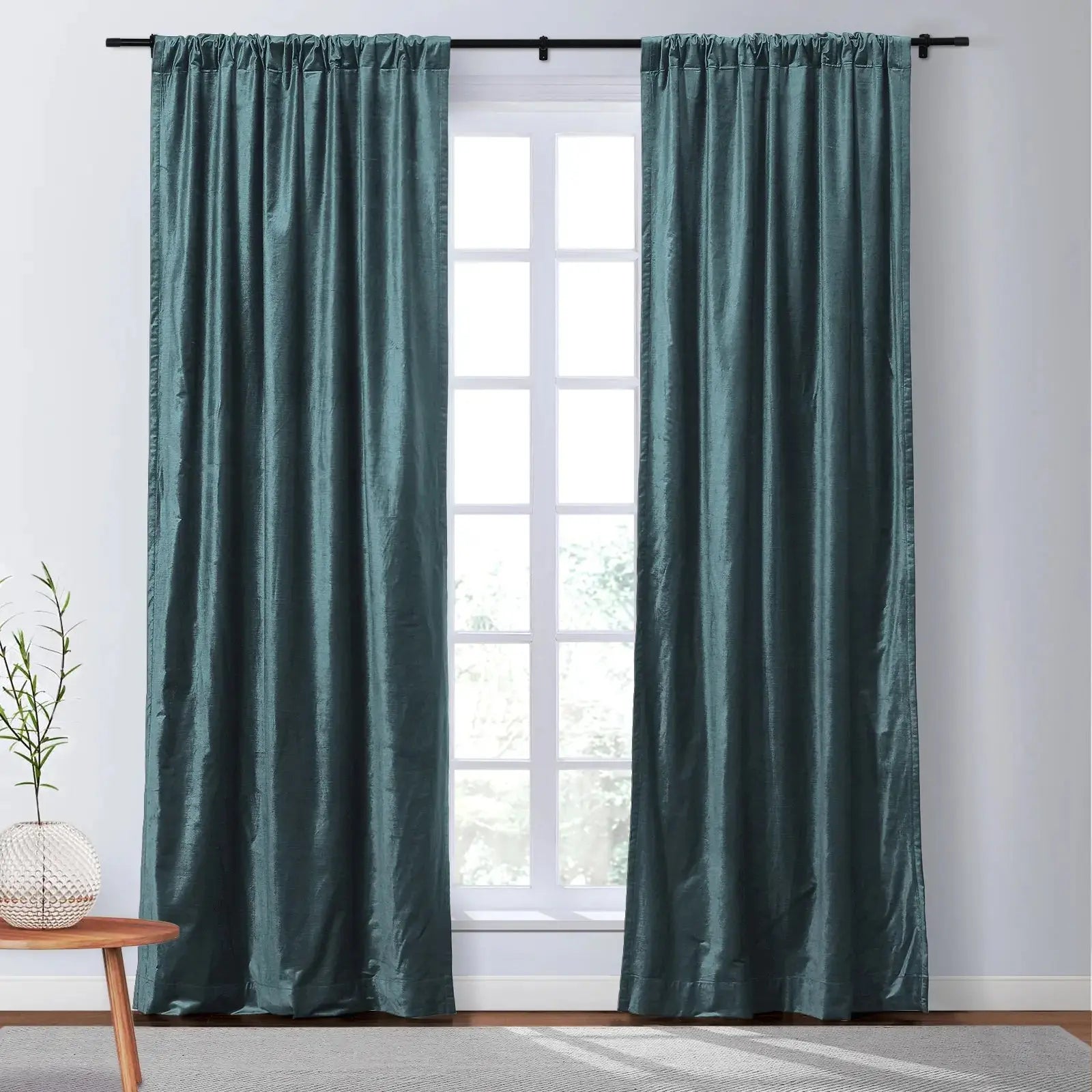 Veda Luster Cotton Velvet Drapery Soft Top TWOPAGES