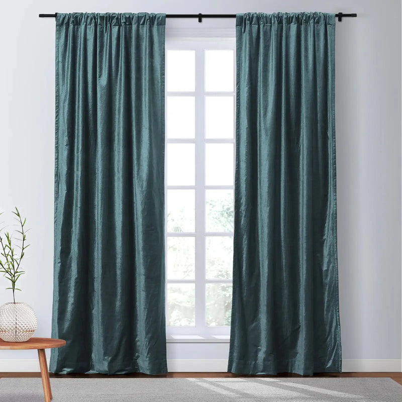 Veda Luster Cotton Velvet Drapery Soft Top TWOPAGES